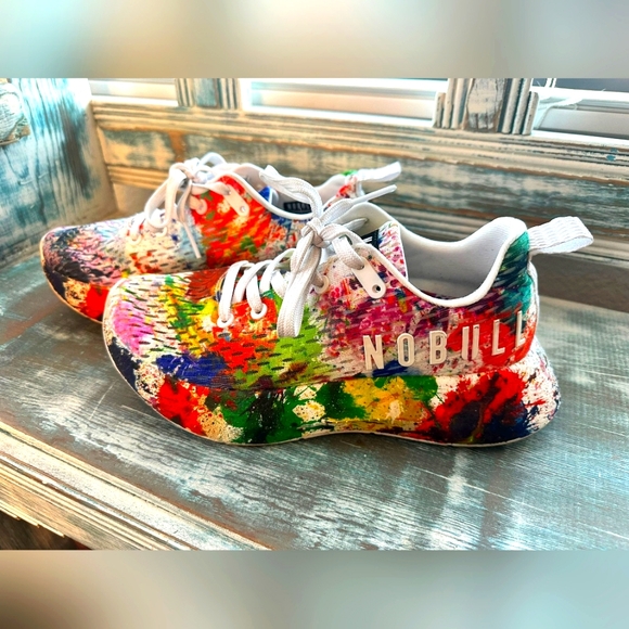 Pride Rainbow No Bull Journey Running Shoes (Unisex), Size: Male 5.5/Women 7 - Picture 2 of 5